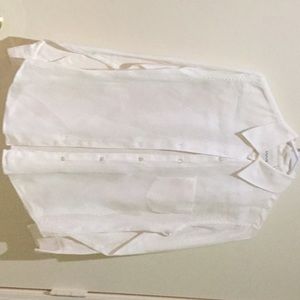 Ann Taylor 100% linen blouse